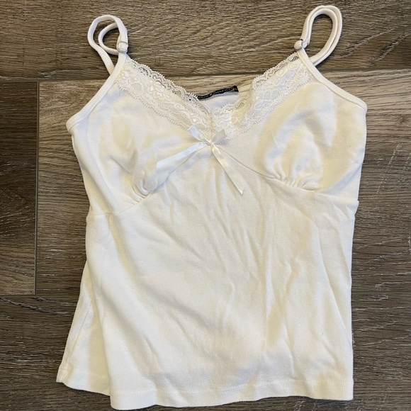 Brandy Melville Tops - Brandy Melville White Camisole Top EUC one size